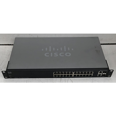 Cisco Small Business (SLM2024T V02) SG200-26 26-Port Gigabit Smart Switch