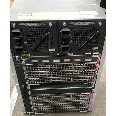 Cisco Catalyst (WS-C4510R-E V01) 4500-E Series Networking Chassis