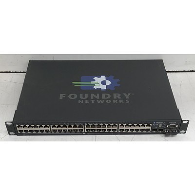 Foundry Networks (FLS 648) FastIron LS 648 48-Port Managed Gigabit Ethernet Switch