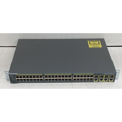 Cisco Catalyst (WS-C2960G-48TC-L V02) 2960G Series 48-Port Gigabit Managed Switch