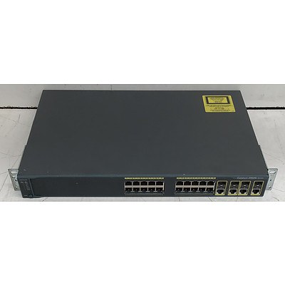 Cisco Catalyst (WS-C2960G-24TC-L V03) 2960G Series 24-Port Gigabit Managed Switch