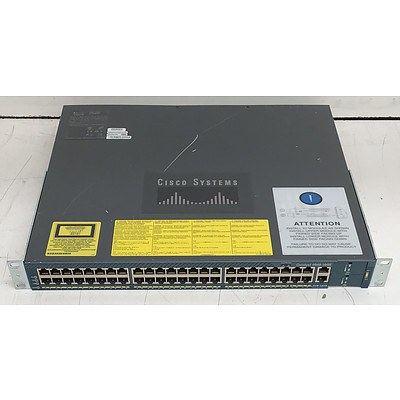 Cisco Catalyst (WS-C4948-10GE-E V10) 4948-10GE 48-Port Managed Gigabit Ethernet Switch