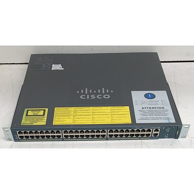 Cisco Catalyst (WS-C4948-10GE-E V10) 4948-10GE 48-Port Managed Gigabit Ethernet Switch