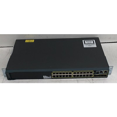 Cisco Catalyst (WS-C2960S-24TS-L V03) 2960-S Series 24-Port Gigabit Managed Switch