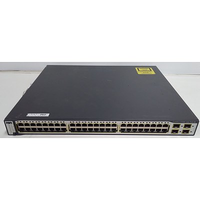 Cisco Catalyst (WS-C3750G-48PS-E V06) 3750G series PoE-48 48 Port Managed Gigabit Ethernet Switch