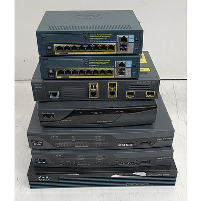 Cisco Assorted Networking Appliances - Lot of Seven