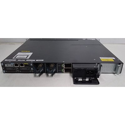 Cisco (WS-C3750X-48PF-S V06) Catalyst 3750-X Series POE+ 48 Port Managed Gigabit Ethernet Switch