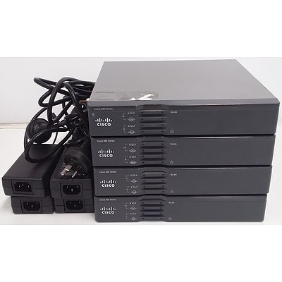 Cisco (C867VAE-W-E-K9 V01) 860 Series Integrated Services Wireless Router Lot of Four