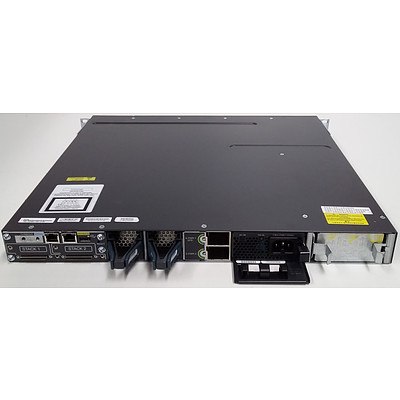Cisco (WS-C3750X-48P-E V04) Catalyst 3750-X Series PoE+ 48 Port Managed Gigabit Ethernet Switch