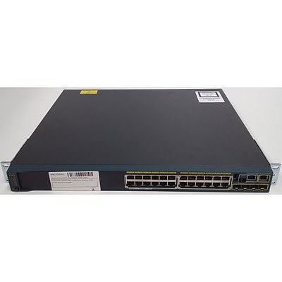 Cisco (WS-C2960S-24PS-L V03) Catalyst 2960-S Series 24 Port Managed Switch
