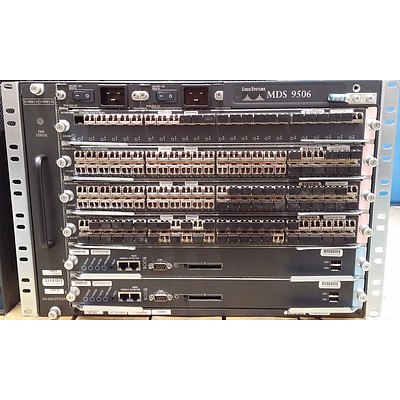 Cisco (DS-C9506 V03) MDS 9506 Multilayer Director Switch With 8Gbps Transceivers