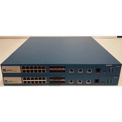 Palo Alto Networks (PAN-PA-3050) Firewall Appliance - Lot of Two