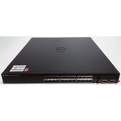 Dell (8132F) PowerConnect 24-Port 10 Gigabit SFP+ Stackable Switch