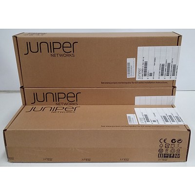 Brand New Juniper Networks (EX-PWR-320-AC) 320W AC PSU - Lot of Three