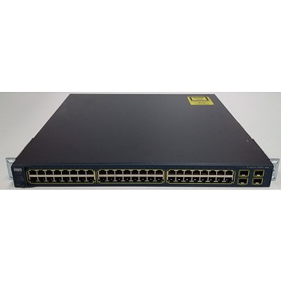 Cisco Catalyst (WS-C3560G-48PS-S V05) 3560G Series PoE-48 48-Port Gigabit Managed Switch