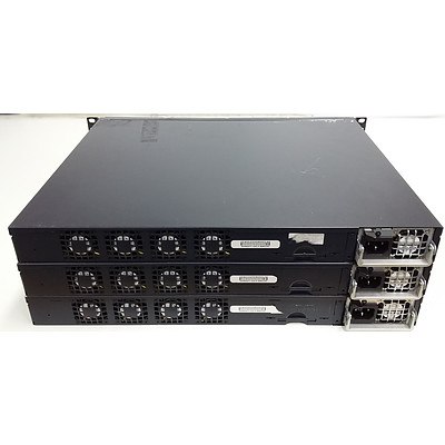 Juniper Networks (SA4500) Secure Access Base System 2-Port Gigabit Ethernet SSL VPN Firewall - Lot of Three