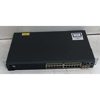 Cisco Catalyst (WS-C2960S-24TS-L V04) 2960-S Series 24-Port Gigabit Managed Switch