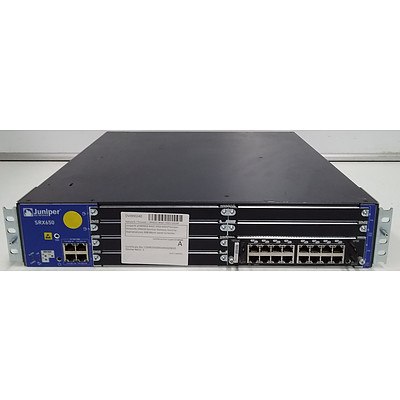 Juniper Networks (SRX650-BASE-SRE6-645AP) SRX650 PoE Modular Gateway