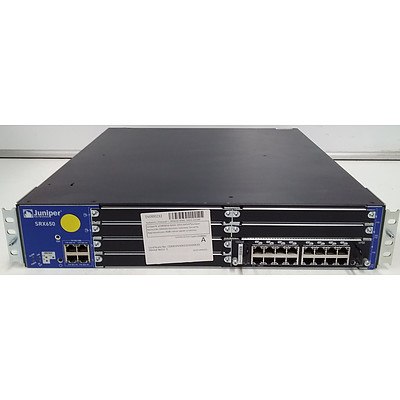 Juniper Networks (SRX650-BASE-SRE6-645AP) SRX650 PoE Modular Gateway