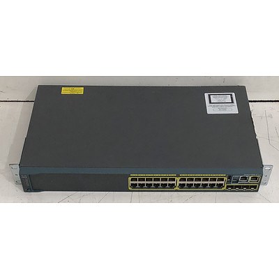 Cisco Catalyst (WS-C2960S-24TS-L V02) 2960-S Series 24-Port Gigabit Managed Switch