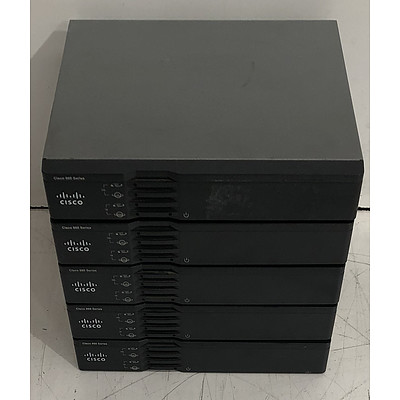 Cisco (CISCO867VAE-K9 V01) 860 Series Routers - Lot of Five