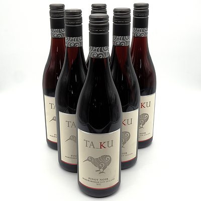 TaKu Marlborough New Zealand 2016 Pinot Noir - Case of Six Bottles
