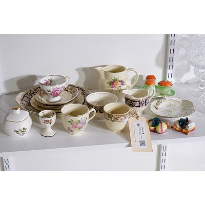 Group of Assorted Vintage Porcelain Wares