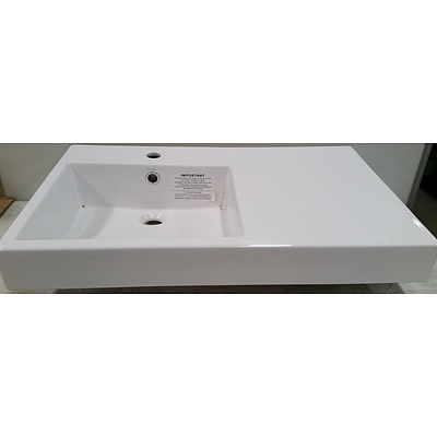Caroma Liano Nexus 750 Shelf Wall Basin - As New - RRP $650.00