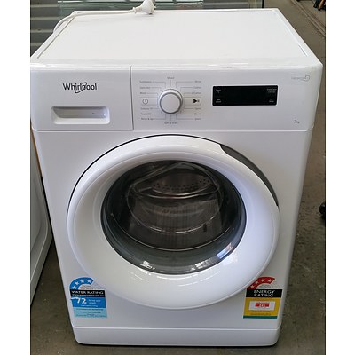 Whirlpool Freshcare 7.0kg Front Load Washing Machine - As New - RRP $750.00