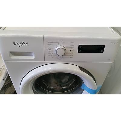 Whirlpool Freshcare 7.0kg Front Load Washing Machine - As New - RRP $750.00