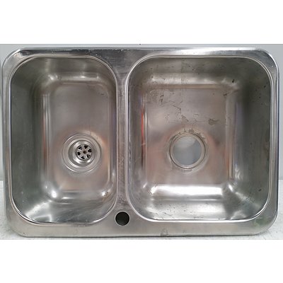Clark Polar 1.5 Bowl Stainless Steel Overmount Kitchen Sink