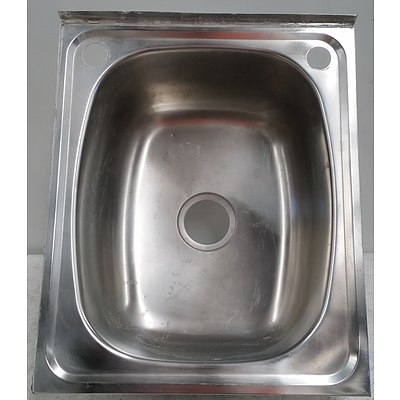 Radiant 45 Litre Stainless Steel Single Bowl Laundry Sink