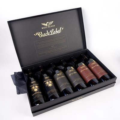 Boxed Set of Six Wolf Blass Wines