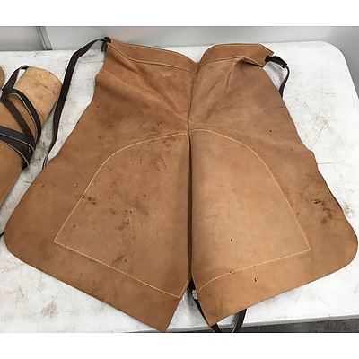 Leather Aprons - Lot of 3