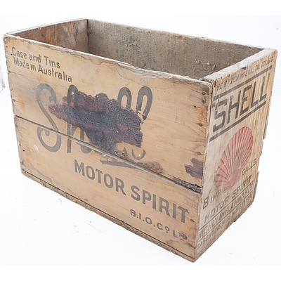Vintage Timber Shell Motor Spirit Case