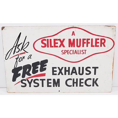 Vintage Silex Metal Sign