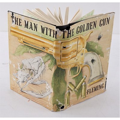 Rare Book, First Printing First Edition, Ian Flemming, The Man With The Golden Gun, Jonathan Cape, 1965, Hardcover with Dust Jacket and You Only Live Once Memories of Ian Flemming