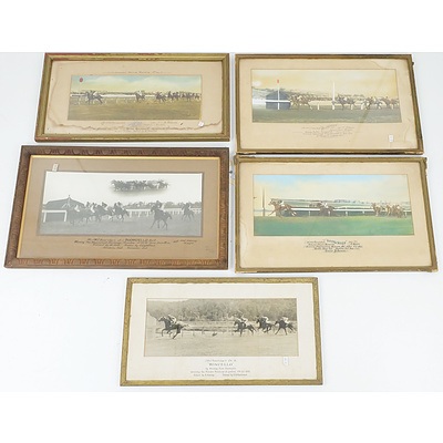 Five Early Horse Racing Photographs in Period Frames - All Dated Early 1940s (5)