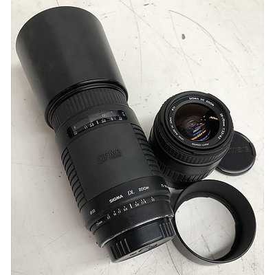 Sigma Auto-Focus Lens - Lot of Two