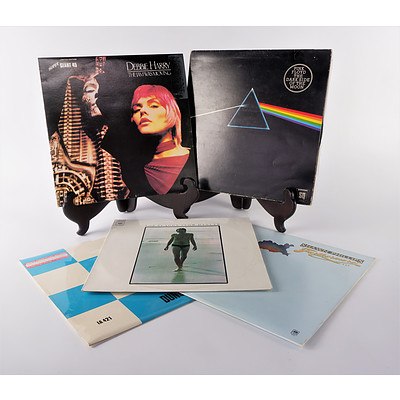 Quantity of Five LP Vinyl Records Including Pink Floyd, Boz Scaggs, Shawn Phillips and More