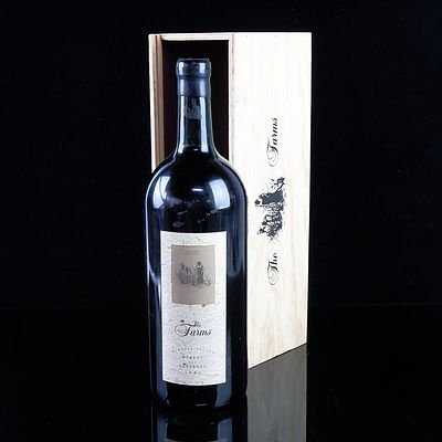 The Farms Barossa Valley 1992 Cabernet Merlot - 3 Litre  in Timber Presentation Case