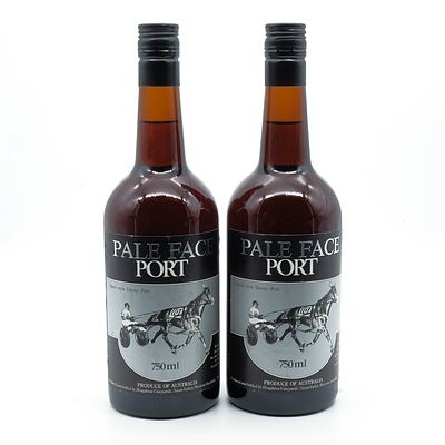 Pale Face Port 750ml - Lot of Two Bottles (2)