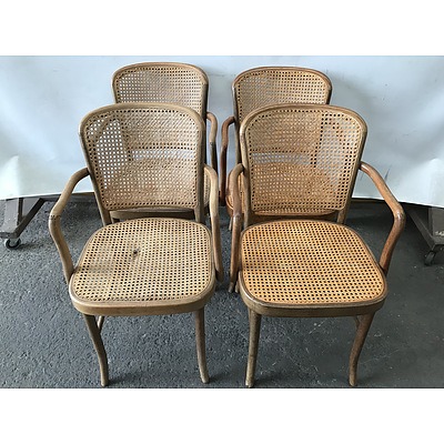 Vintage Bentwood Armchairs -Lot Of Four