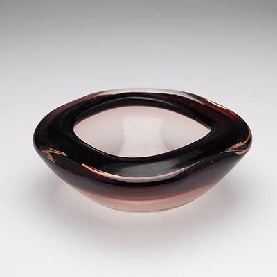 Italian Murano Glass Bowl Circa 1950's