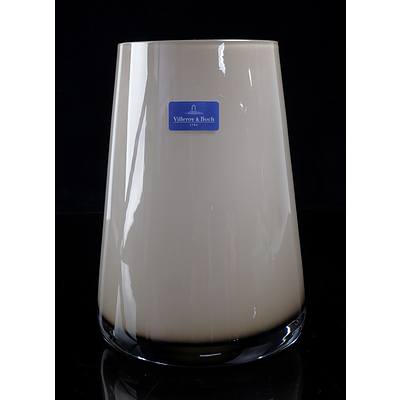New Villeroy and Boch Numa Sweet Caramel Glass Vase