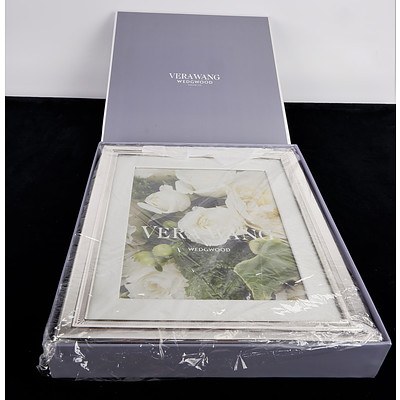 New Vera Wang for Wedgwood Silver Photo Frame in Box