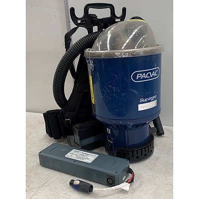 PacVac Superpro 700 Back Pack Vacuum Cleaner