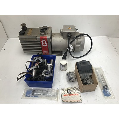 Edwards Two Stage High Vacuum Pump With Accessories