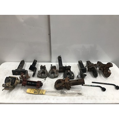 Assorted Toyota Tow Hitches -Lot Of Ten