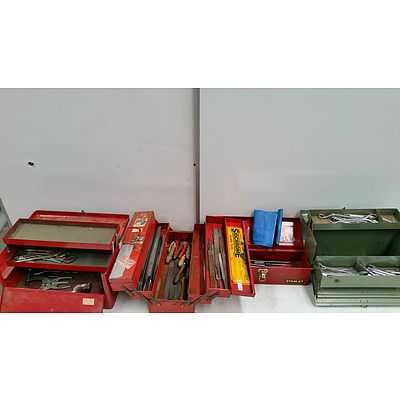 Bulk Lot Of Assorted Tools And Tool Boxes